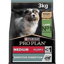 SHC4200 Plan Puppy Sensitive Digeston Kuzu Etli Yavru Köpek Maması 3 kg