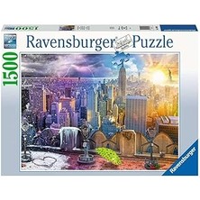 SHC4200 Ravensburger 160082 Puzzle 1000 Parça 1996 Özel Gate Köprüsü, Çok Renkli