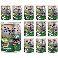 SHC4200 Mystic Yetişkin Kedi Biftekli ve Jöleli Konserve Mama 400 gr x 12 Adet