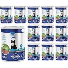 SHC4200 Pawpaw Yetişkin Kedi Balıklı Pate 400 gr x 12 Adet