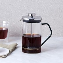 SHC4200 Coffe Bean Borosilikat Cam French Press Cool Green 600 ml