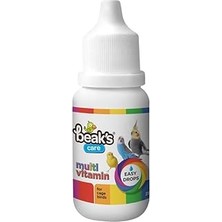 SHC4200 Beak's Kuşlar Için Ek Besinler, Multi Vitamin x 12 Adet