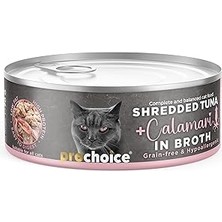 SHC4200 Prochoice Tuna Shredded Tahılsız, Hipoalerjenik, Tiftiklenmiş Tuna Balıklı &amp; Kalamarlı Yaş Kedi