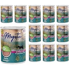SHC4200 Mystic Yavru Köpek Biftekli Pate 400 gr x 12 Adet
