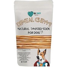 SHC4200 Naturel Burgu Çubuk Köpek Ödül ve Çiğnemi Kemiği- 40 Adet Maxi Paket