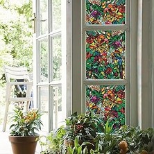 SHC4200 D-C-Fix 346-0647-4PK Kendinden Yapışkanlı Gizlilik Camı Pencere Filmi, Yaylı Şapel/tulia, 43 cm x 1