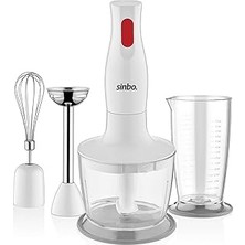 SHC4200 Sinbo SHB-3147 Blender Seti, 3'ü 1 Arada, 350W Turbo Fonksiyonlu , Paslanmaz Çelik Doğrayıcı,