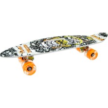 NW NessiWorld Desenli Orta Boy Işıklı Kaykay 60 cm