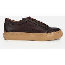 Hotiç Erkek Deri Kahverengi Günlük Ayakkabı