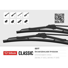 Silbak Storozal Silecek Süpürgesi 310MM Ford Fiesta Arka-Jeep Cj5 Tuzla Montaj-Lada Niva Arka Cam-Volkswagen 1200-72