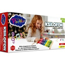 NW NessiWorld Kutuda Ahşap 8 Farklı Notalı Ksilofon Nessiworld