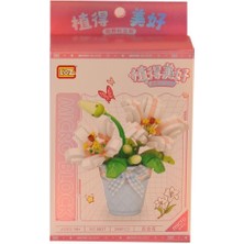 NW NessiWorld LZ8837 Loz  Saksılı Zambak Block Oyuncak 240 Parça