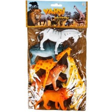 NW NessiWorld Vahşi Hayvanlar Poşetli 6'lı Hayvan Oyun Seti