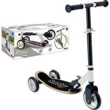 NW NessiWorld Ahşap 3W Katlanabilir Scooter 7600750908