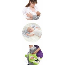 NW NessiWorld Çok Amaçlı Emzirme Yastığı 523 Gri Zigzag