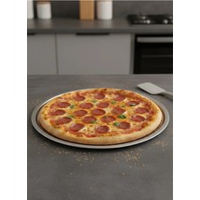 Faralya Home Paslanmaz Çelik Pizza Tepsisi 36 cm