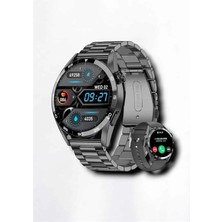 Suya Dayanıklı Dokunmatik Akıllı Saat Bluetooth 5.0, Sesli Asistan ve Sağlık Takibi