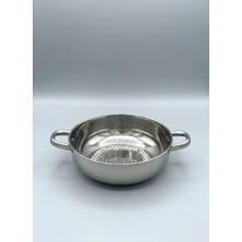 Faralya Home Paslanmaz Çelik Kulplu Süzgeç 25 cm