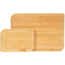 SHC4200 Bambu Kesme Tahtası Seti -2li