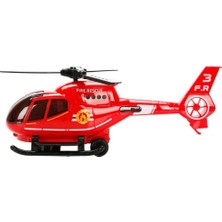 NW NessiWorld Sesli ve Işıklı Projeksiyonlu Itfaiye Helikopteri 30 cm