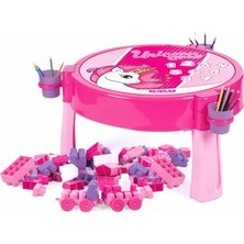 NW NessiWorld 2572 Unıcorn 100 Pcs Bloklu Aktıvıte Masası Montaj