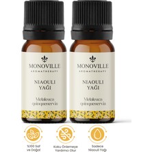 Monoville Nioli Uçucu Yağı 2'li Set %100 Saf Ve Doğal ( Niaouli Essential Oil) 2x10 ml