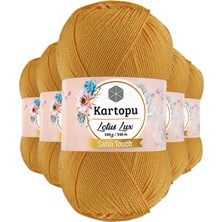 İsmiyle Al 5 Adet Lotus Lux Bikini Büstiyer Bluz Simli Örgü Ipi K318 Koyu Sarı