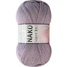 İsmiyle Al 1 Adet Süper Inci El Örgü Ipi 100 gr Üzüm Suyu 10155