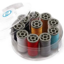 İsmiyle Al Zümrüt NO:120 , %100 Polyester Dikiş Ipliği Kaliteli 10 Adet Farklı Makara Ip  ROYALEKS-13073