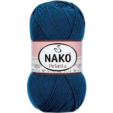 İsmiyle Al 1 Adet Pırlanta Amigurumi El Örgü Ipi Yünü Petrol Mavi 10328