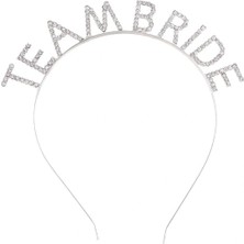 Gümüş Kaplama Kristal Taşlı Team Bride Taç