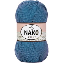 İsmiyle Al 1 Adet Pırlanta Amigurumi El Örgü Ipi Yünü Turkuaz 3409