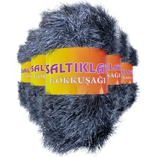 İsmiyle Al 5 Adet Gökkuşağı El Örgü Ipi Yünü 21