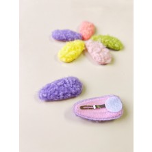 Joinkidz Peluş Desenli Renkli Çıtçıt Toka 2'li Bebek Çocuk