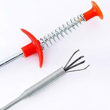 Tıkanıklık Açma Makinesi Gider Borusu Açma Temizleme Çubuğu Aparatı Mutfak Banya Drenaj Duş Tuvalet Kanalizasyon 90CM