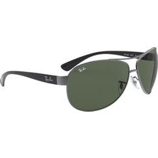 Ray-Ban Erkek Güneş Gözlüğü 0RB3386 004/71 63 Damla Çerçeve Siyah Yeşil Degrade Cam