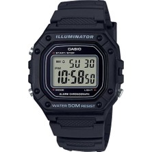 Casio W-218H-1AVDF Dijital Erkek Kol Saati Siyah Kasa ve Kordon ile 50M Suya Dayanıklı