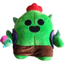 Nostalji Kutusu Brawl Stars Spike 30 cm Peluş Karakter Oyuncak