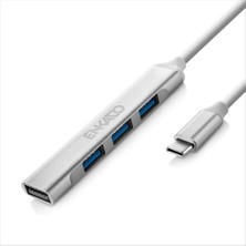 İlk El Grup Ieg™ Enkado EKD-TP50 Type-C To 3xusb 2.0 1xusb 3.0 Metal USB HUB(1923)
