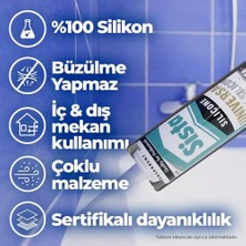 Velora Silikon Mastik, Çeşitli Yapı Elemanlarının Dolgusu ve Yapıştırılması Için Güçlü Yapıştırıcı, Solventsiz, Çok Amaçlı Yapı Malzemesi, 1X280ML