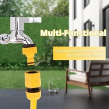 Velora Hortum Bağlantısı, 6 Adet 1/2 Inç Hortum Için Hızlı Bağlantı Parçası, Sızıntı Önleyici Hortum Bağlantı Seti, Hızlı Çıkışlı Evrensel Bahçe Hortumu Bağlantısı, Bitki Sulama Için