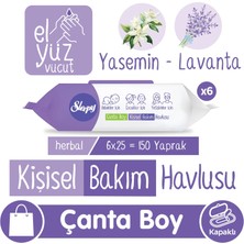 Sleepy Herbal Kişisel Bakım Havlusu Çanta Boy 6X25 (150 Yaprak)
