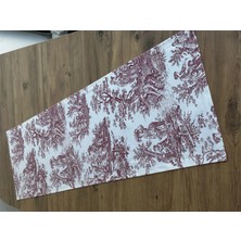 Sibelart Panama Keteni Toile De Jouy Desen Runner 45X145 cm