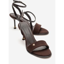 Luvi Arlette Kahverengi Kadın Ince Topuklu Ayakkabı