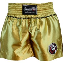 Dragondo MT3033 Muaythai Şortu Gold Kick Boks Şortu