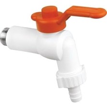 Velora Kollu Bahçe Muslugu 1/2 Küresel Vana Plastik Musluk (1 Adet)