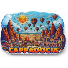 Uslucan Alışveriş Kapadokya Temalı Silikon Buzdolabı Magneti Model 5