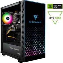 Casper Excalibur E65H.225F-8V60T-0FD Core Ultra 5-225F 8GB 500GB RTX 5060 W11H