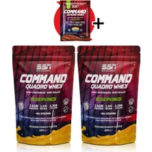 SSN Sports Style Nutrition Ssn Command Quadro Whey 30 gr x 30 Sachets 900 gr Muz Mango