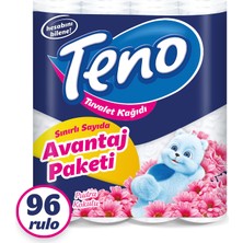 Teno Avantaj Paket Parfümlü Tuvalet Kağıdı 96 Rulo (32 Rulo x 3 Paket)